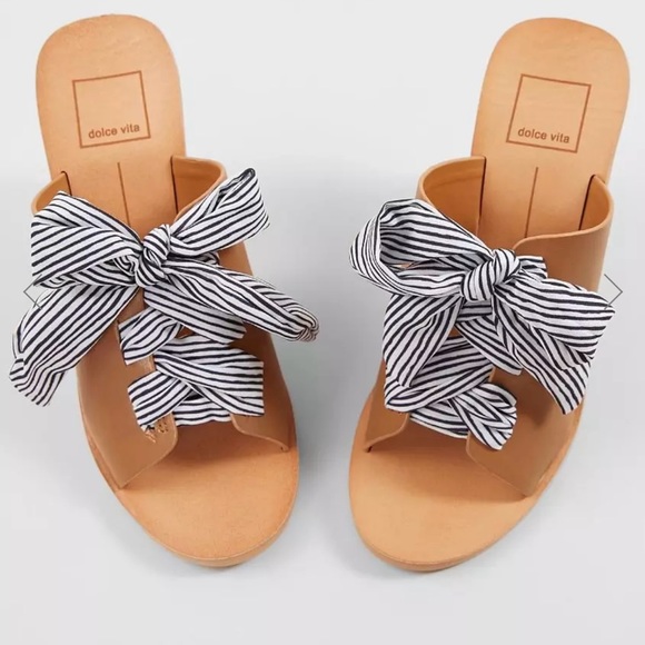 DOLCE VITA Amber Leather Heeled Sandal SZ 7.5 BRAND NEW - Picture 2 of 14